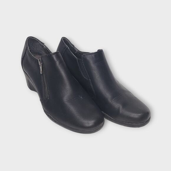 A2 Heelrest by Aerosoles black zipper ankle boot woman's size 8.5 - Picture 2 of 12